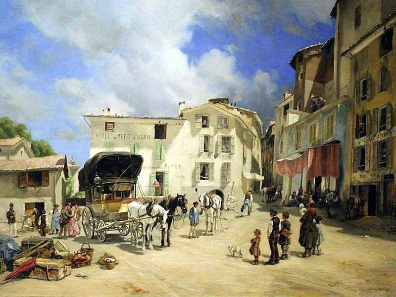 1856-Étienne Martin - La staffetta